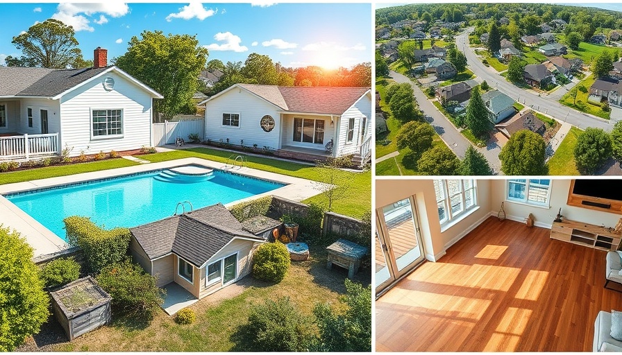 Collage of a residential property highlighting commercial real estate opportunities.
