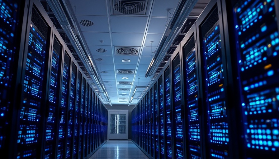 Data servers in Capital Smart City showcase cutting-edge infrastructure.