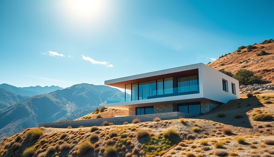 Modern Hillside Home in British Columbia with minimalist design.