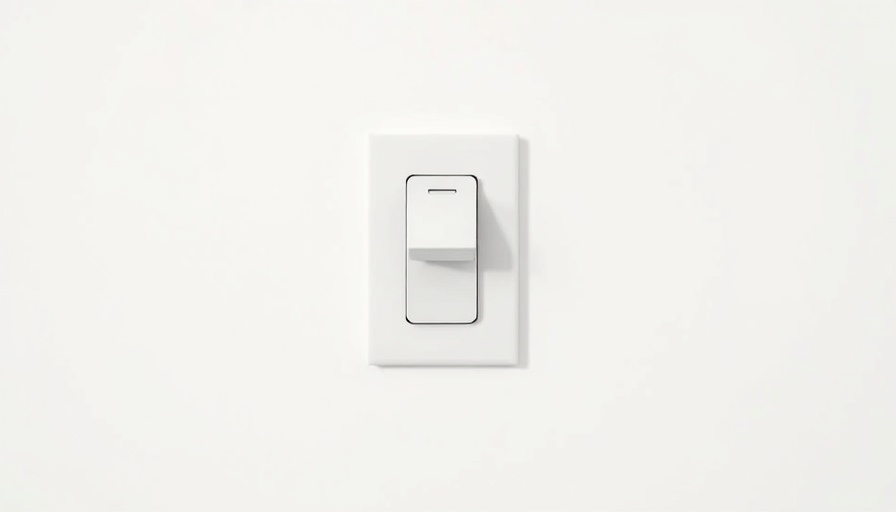Outdated Electrical System Signs: white switch on white wall.