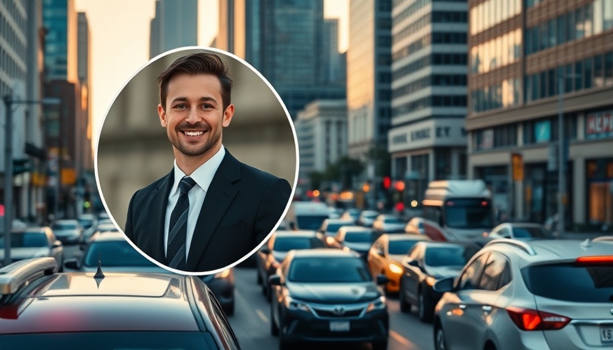 Melbourne real estate auction trends in busy city with smiling young man.