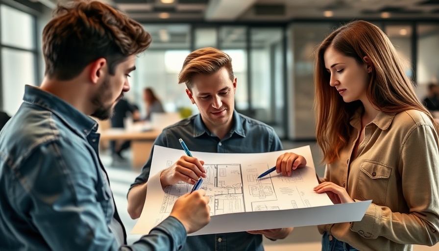 Collaborative discussion on kitchen renovation plans for homeowners.