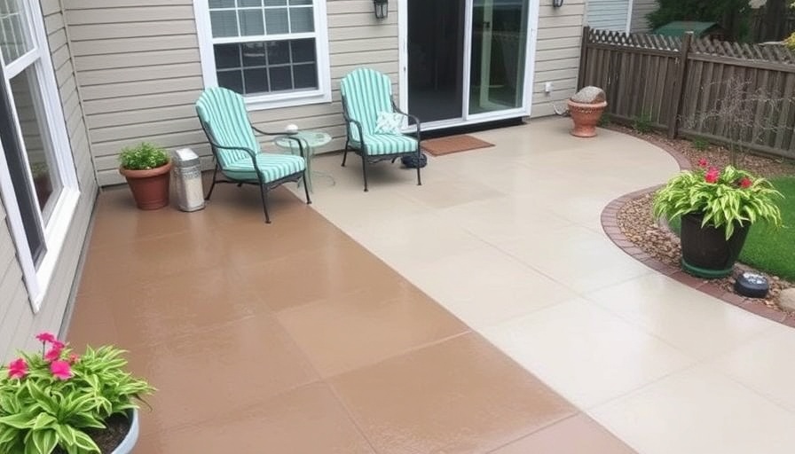Painting and Staining a Concrete Patio