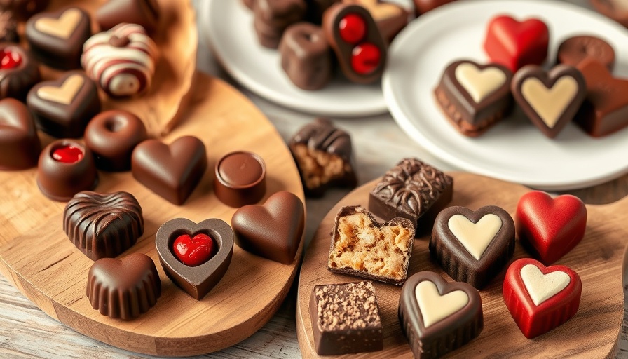 DIY Chocolate Making Kit Ideas: Assorted homemade chocolates.