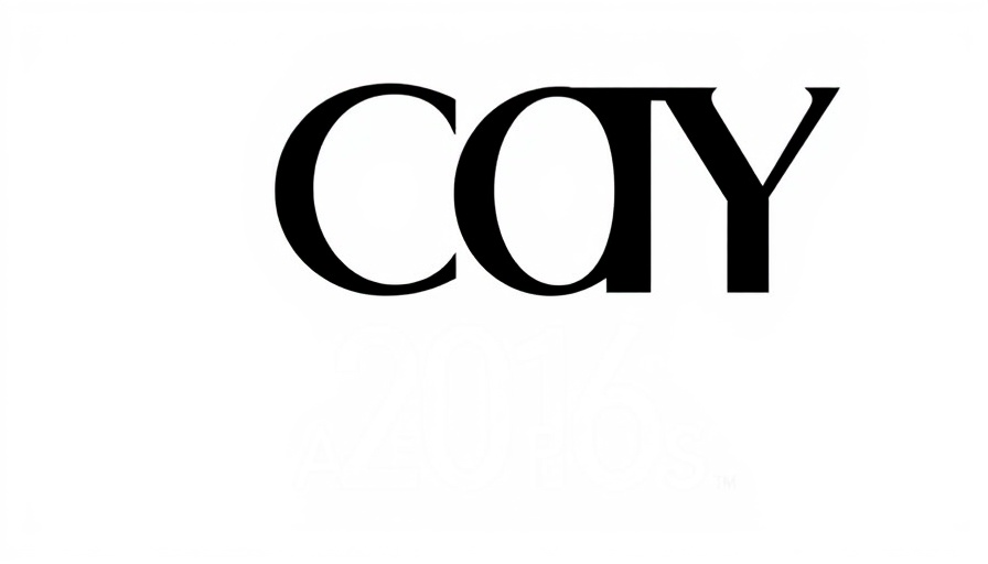 CotY 2016 Awards logo in black and white, bold typography.