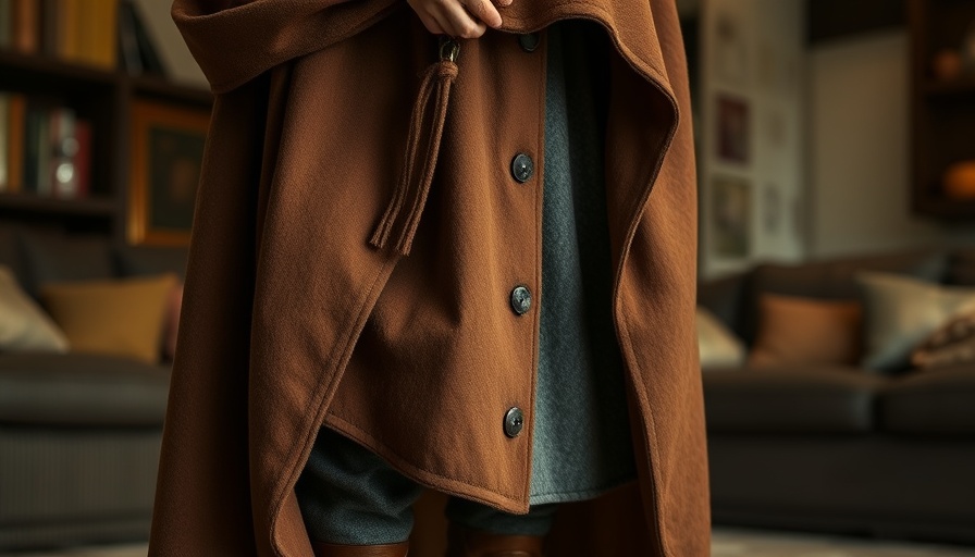Renaissance-style brown hood and handcrafted leather slippers.