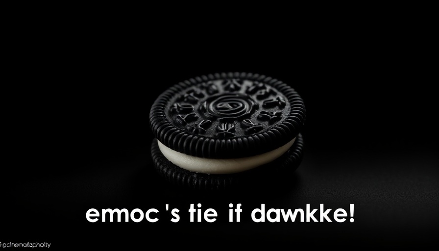 Trendjacking in Marketing with Oreo's clever dark-themed ad.