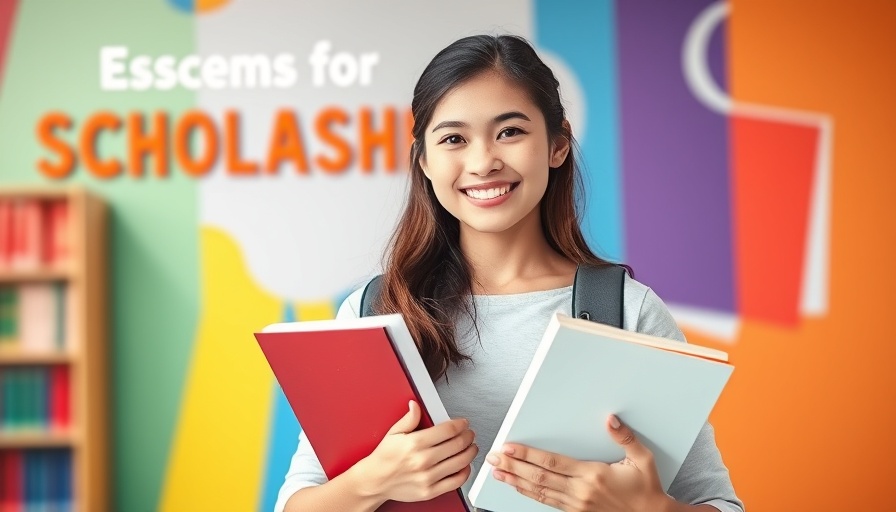 ARCarrierPoint Student Resource Platform scholarship ad with smiling student.