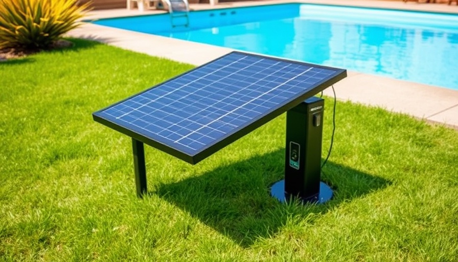 Modern solar pool heater beside swimming pool in backyard, Choosing the Right Pool Heater