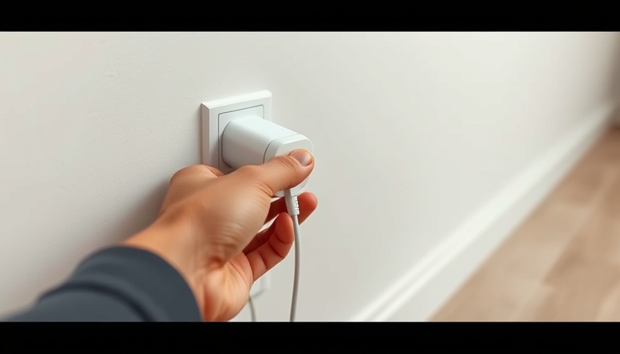 Plugging charger into outlet, related to appliances to never connect to smart plug.