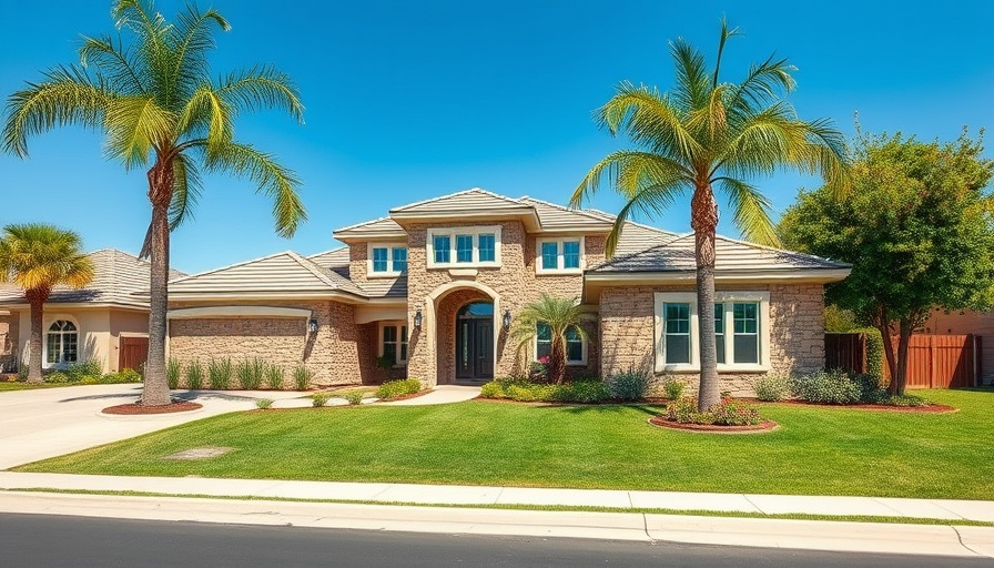 Modern home in Chowchilla for 'We Buy Houses' service.