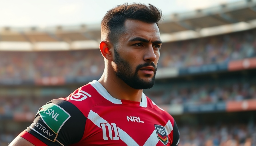 NRL player in action on the field, showcasing investment strategies.
