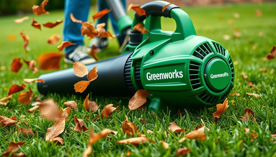 Affordable Greenworks Leaf Blower in Use Under $50