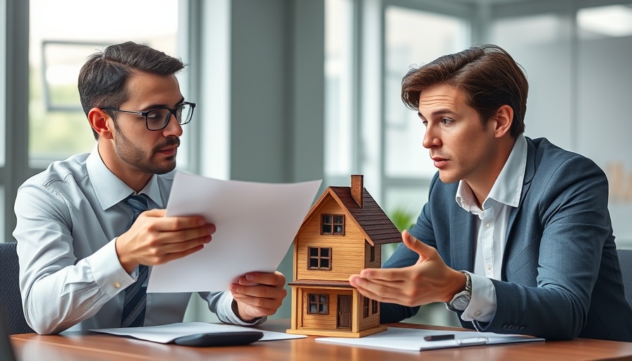 Benefits of Hiring Property Consultants: Professionals analyzing documents with house model.