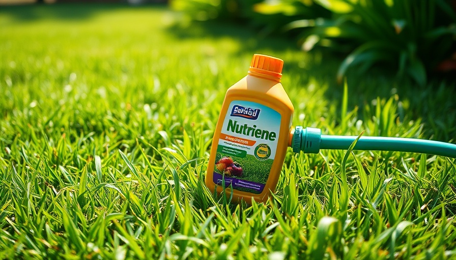 Labor Day lawn care deals: garden nutrient on lush lawn