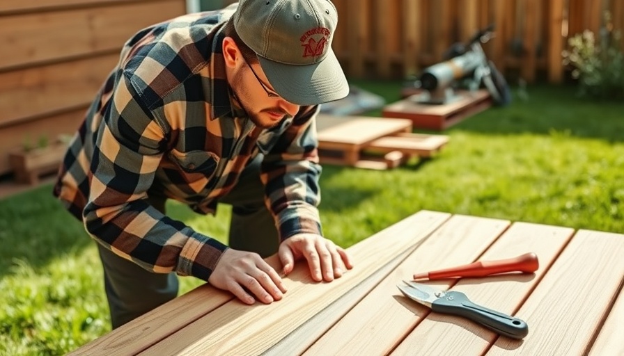 Craftsman installing wooden deck planks, Choosing the Best Deck Company.