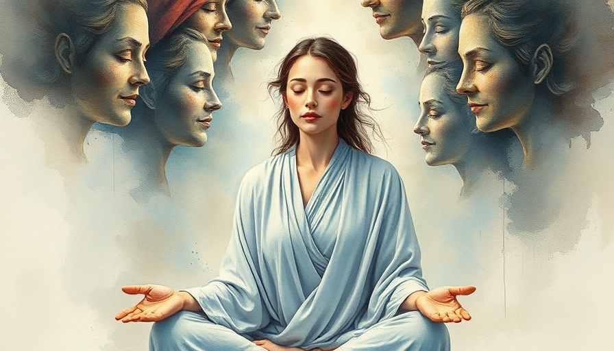 Understanding intuition and spiritual guidance: ethereal woman meditating