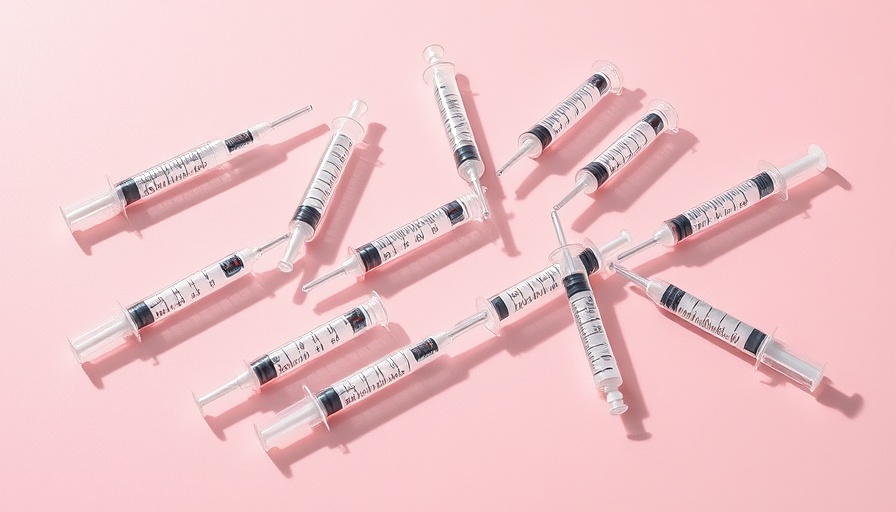 Syringes on pink surface highlighting Queensland injectables regulations.