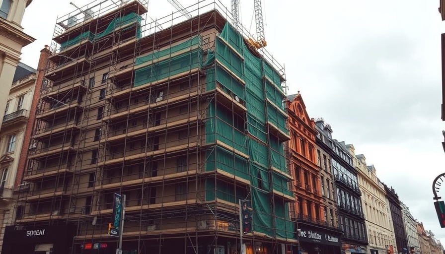 Northwood Investors Soho refinancing building under scaffolding