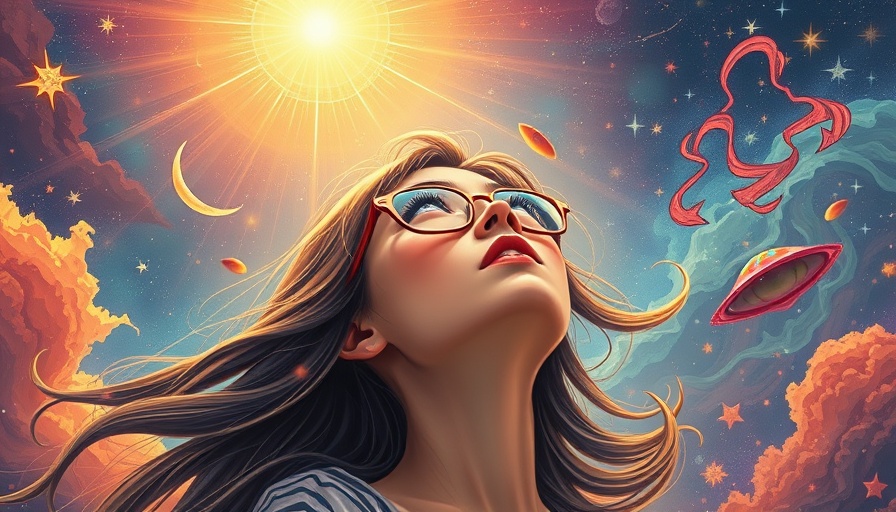 Vibrant illustration of a woman embracing neurodivergence strengths.