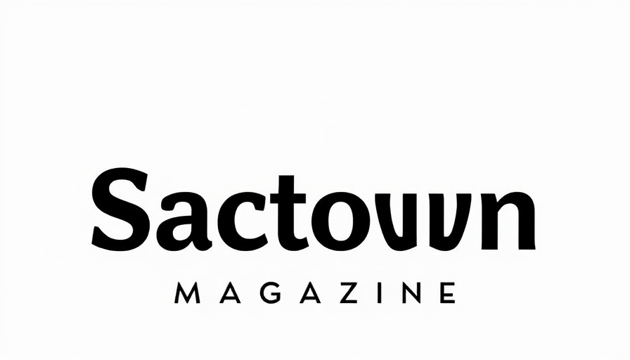 Sactown Magazine text logo on white background.