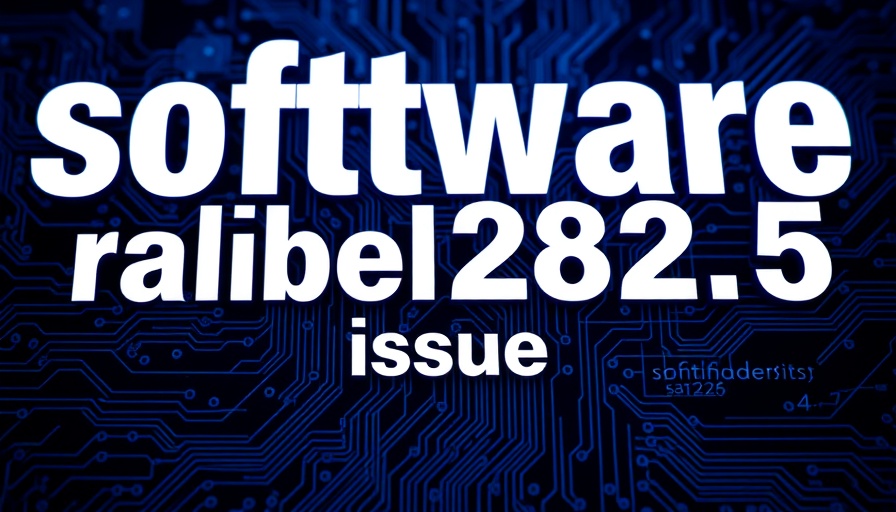 Ralbel28.2.5 software issue on digital background