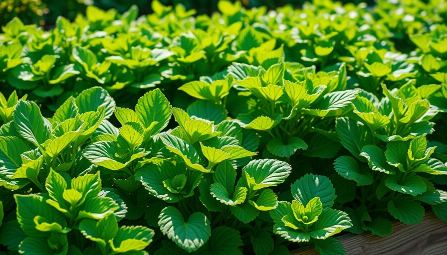A vibrant vegetable garden showcasing the importance of thinning seedlings.