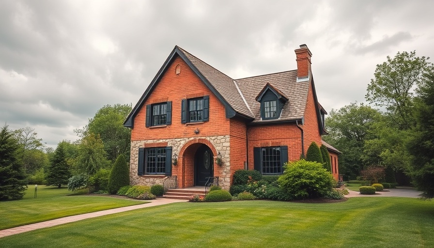 Charming house and lush lawn, ideal for creative ways to market a house for sale.