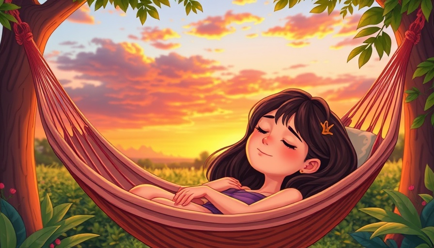 Peaceful woman in hammock with vibrant sunset, Why Women Struggle to Relax.