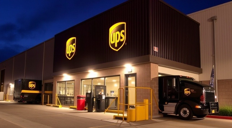 UPS Facility showcasing logistics operations and delivery services.