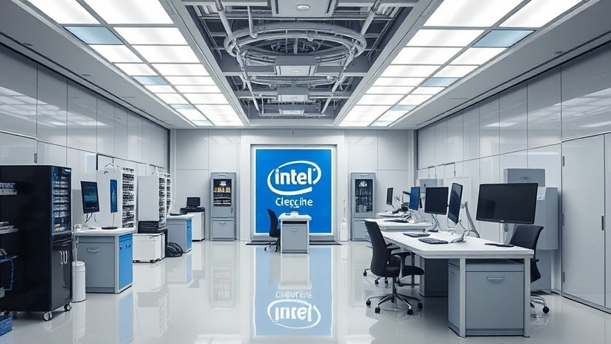 Intel clean room with advanced technology and sterile environment