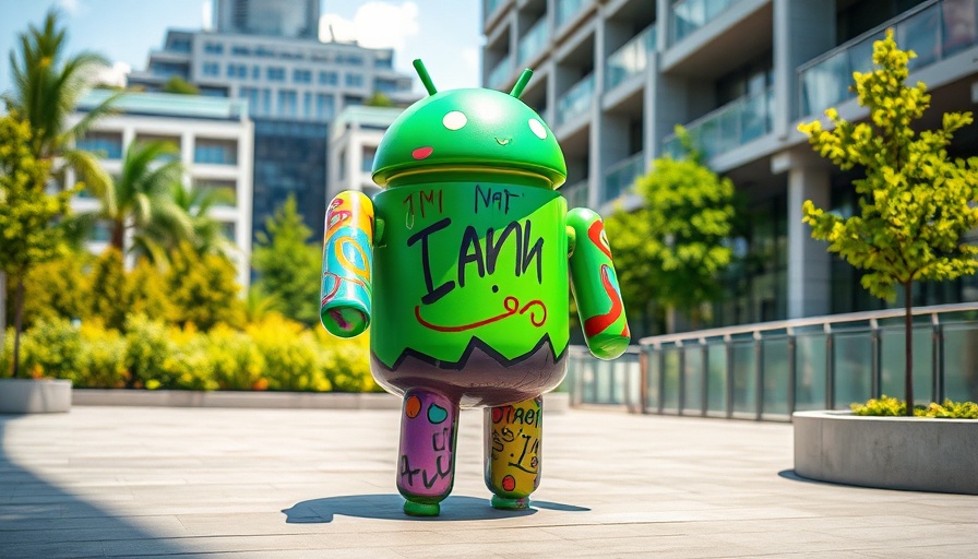 Colorful Android sculpture in sunny outdoor setting, Robots.txt SEO Best Practices.