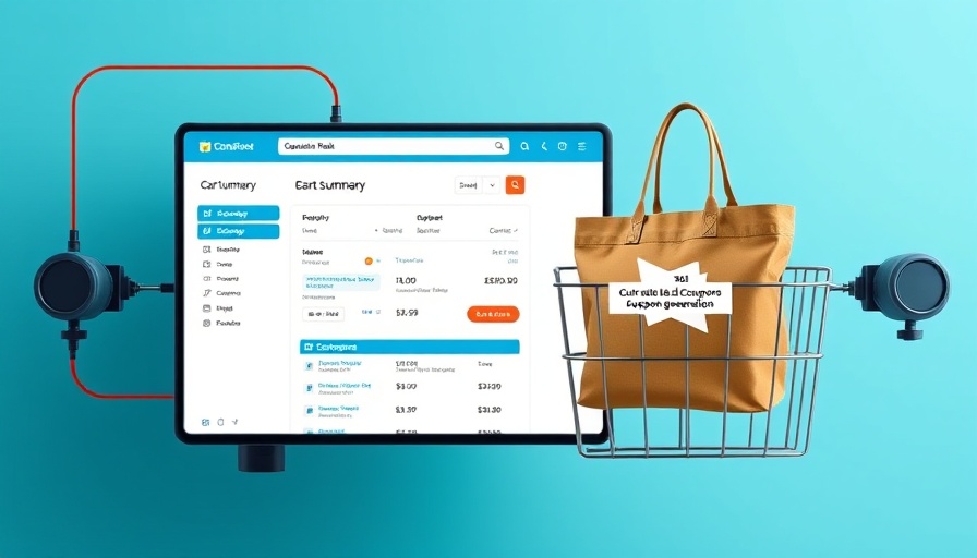 Ecommerce automation flow showing cart checkout and email coupon.