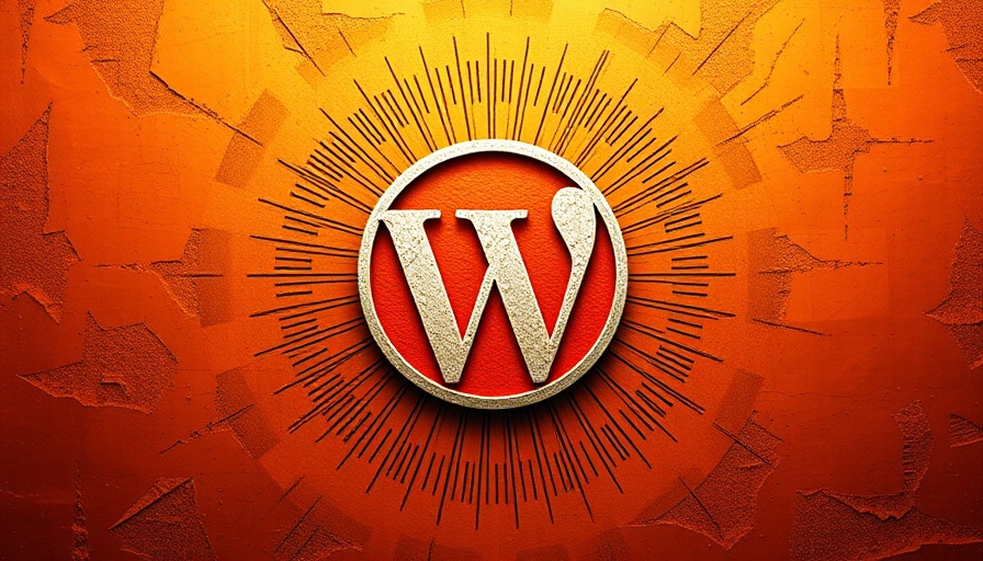 Vivid WordPress logo art highlighting plugin vulnerability