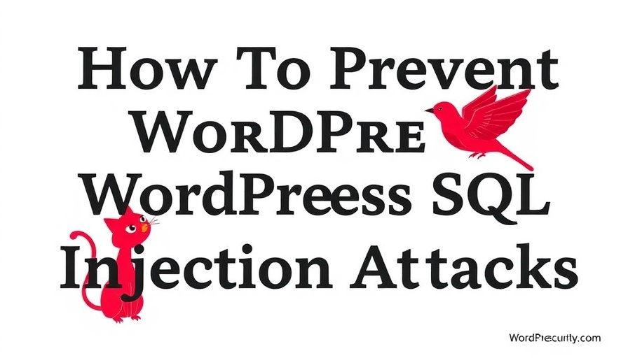 Informative cover on preventing WordPress SQL injection attacks.