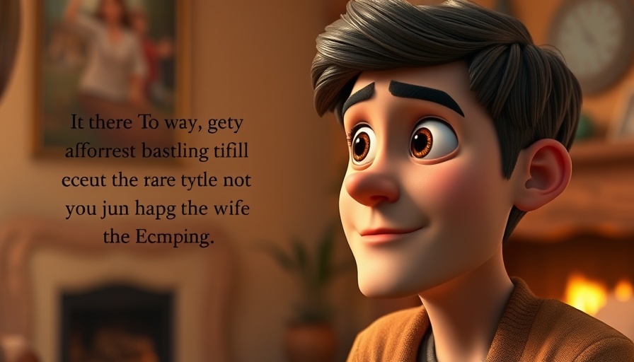 Animated character ponder favor, God looks at the heart.