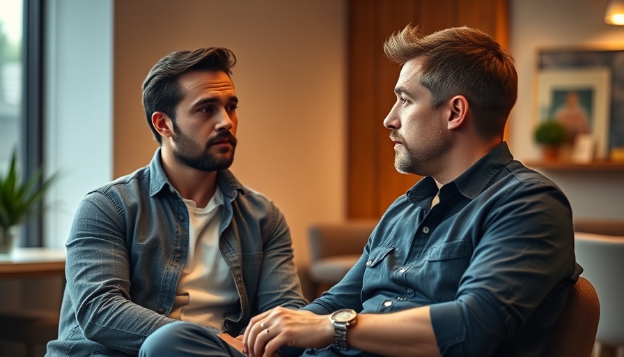 Man discussing privacy in cryptocurrency in a modern room.