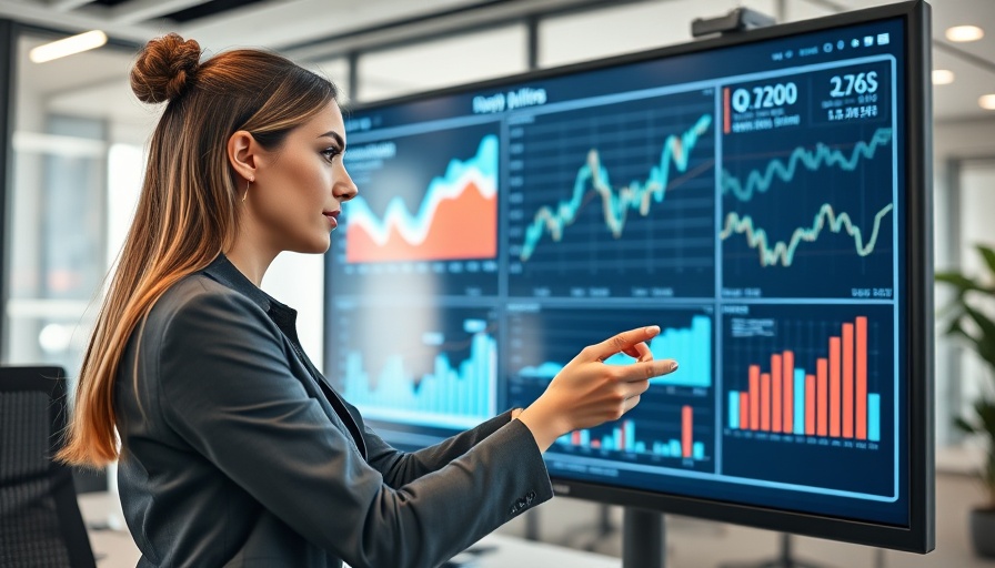 Professional analyzing graphs in a modern office for AEO GEO startups.