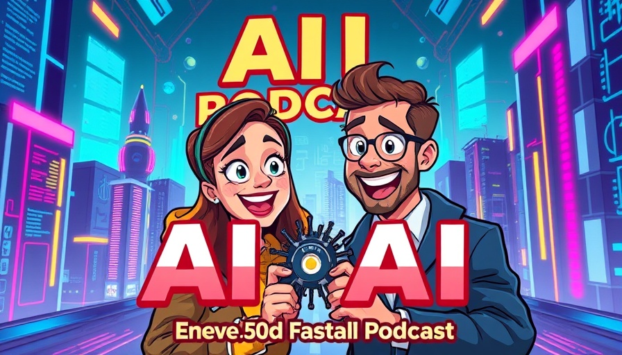 AI podcast cover discussing agents transforming workforce