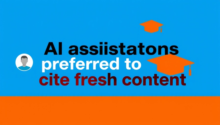 AI assistants cite fresh content graphic on blue background