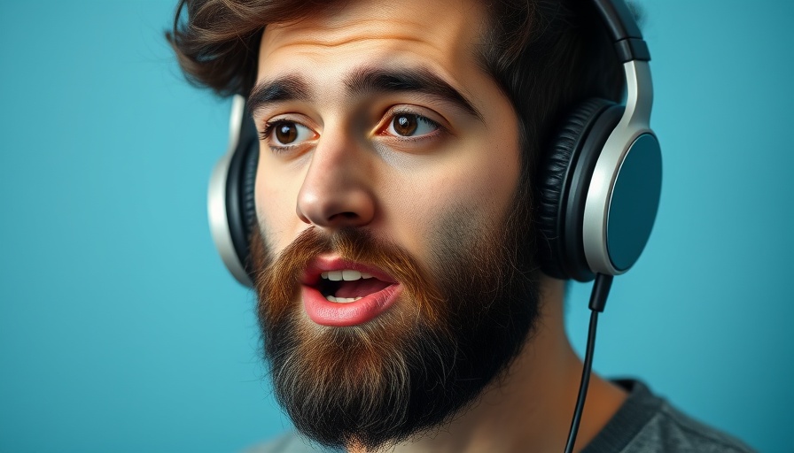 AI summaries impact on search discussed by person wearing headphones.