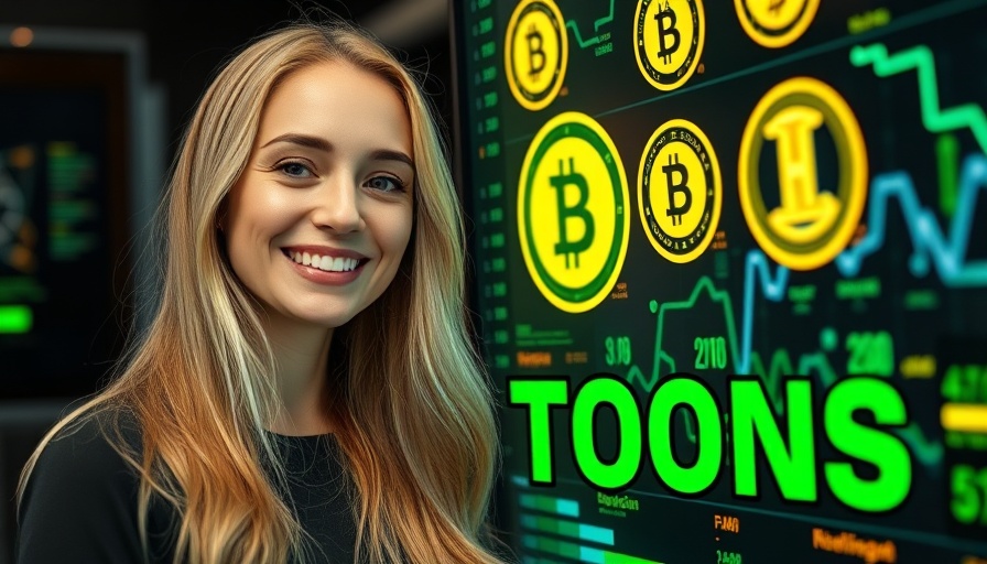 Exploring Flip Side Quests Stellar DeFi concept with smiling woman and crypto display.