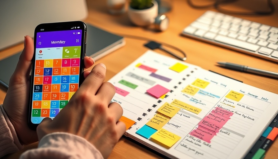 Detailed view of Instagram content plan setup with calendar and notes.