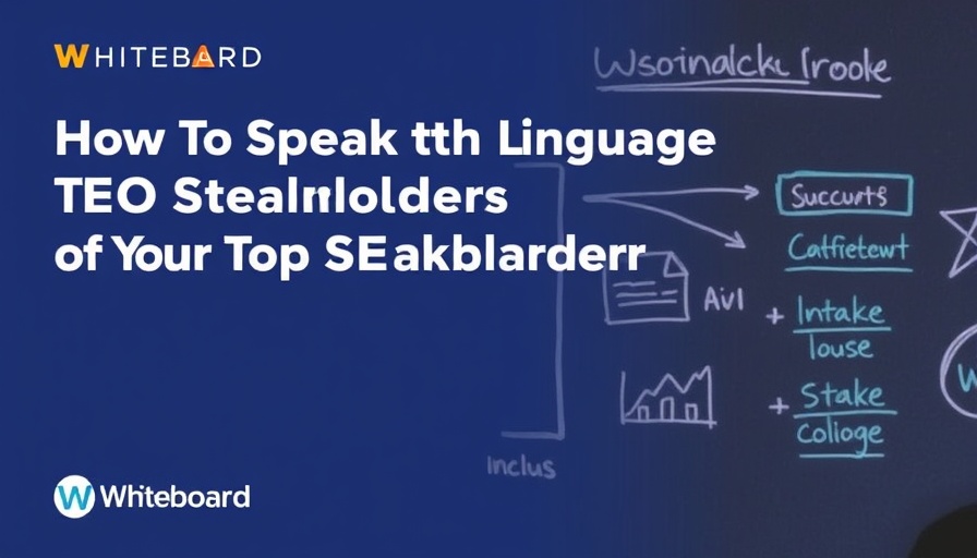 How To Speak the Language of Your Top SEO Stakeholders — Whiteboard Friday