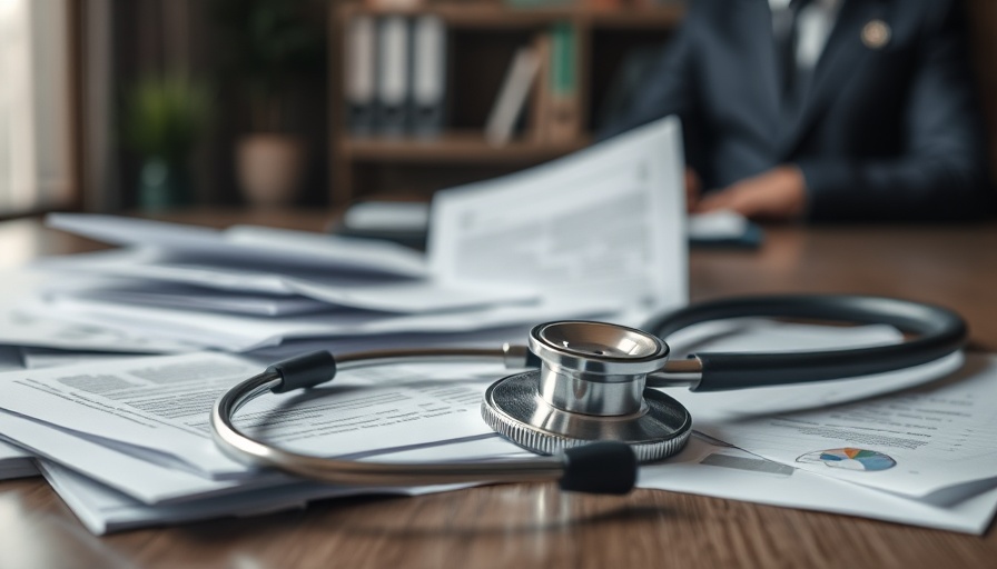 Abstract portrayal of ADHD diagnosis flaws with documents and stethoscope.