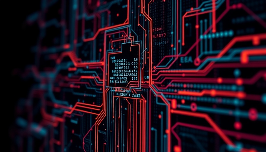 Computer code representing AI technology