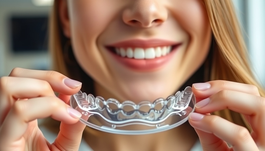 Close-up of Invisalign trays to speed up your Invisalign treatment.