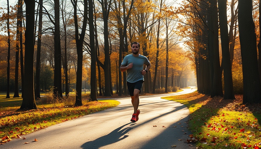 Running 80 Miles a Week for Mental Wellness: person jogging at sunrise.