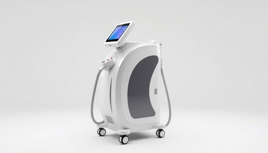 Modern laser hair removal device for pain-free hair removal
