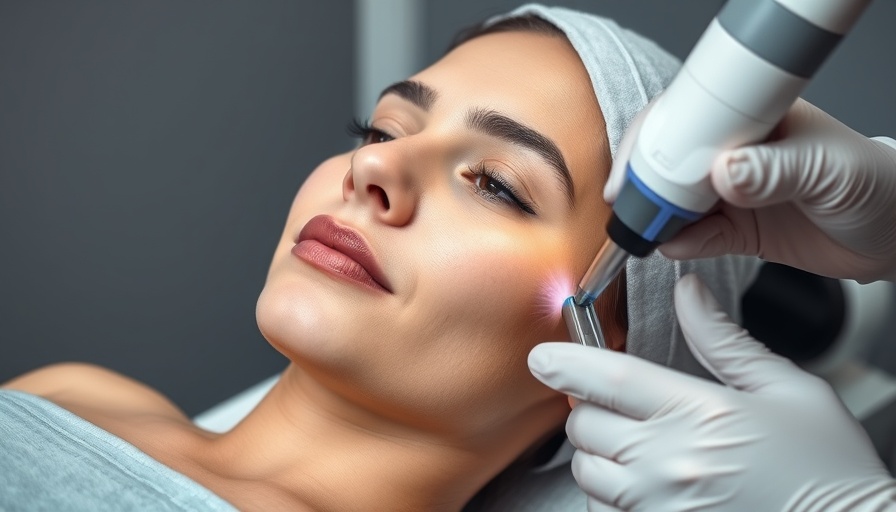 Laser Tattoo Removal Discovery Pico procedure on shoulder.